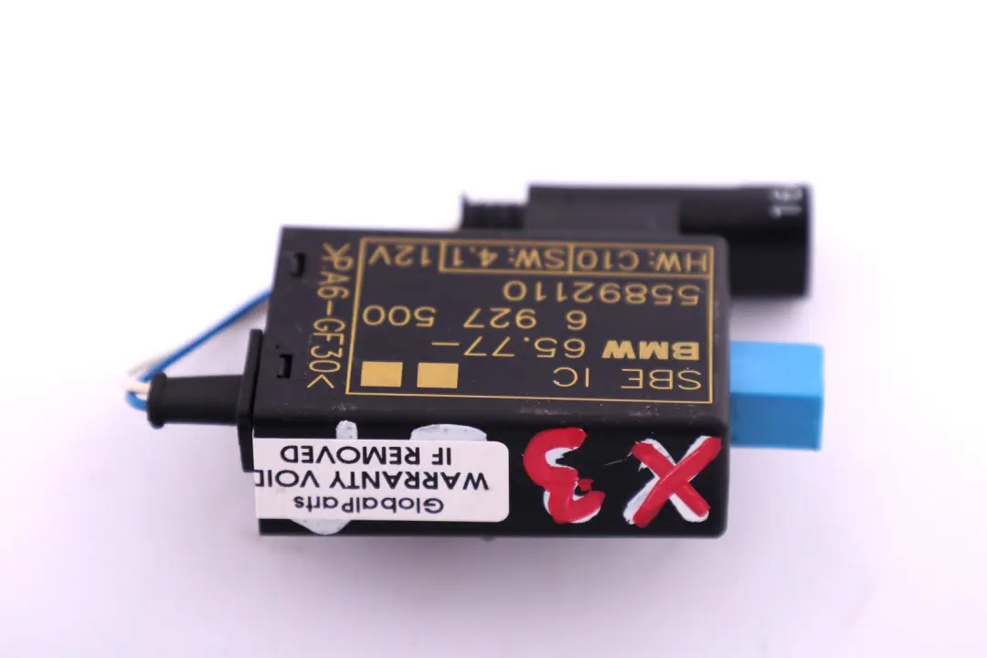 Sensore Presenza Sedile BMW E60 E61 E63 E83 Unità Controllo Tappetino per con numero di parte 6927500 Sensore Presenza Sedile BMW E60 E61 E63 E83 Unità Controllo Tappetino - SKU 6927500 - Numero di parte 6927500