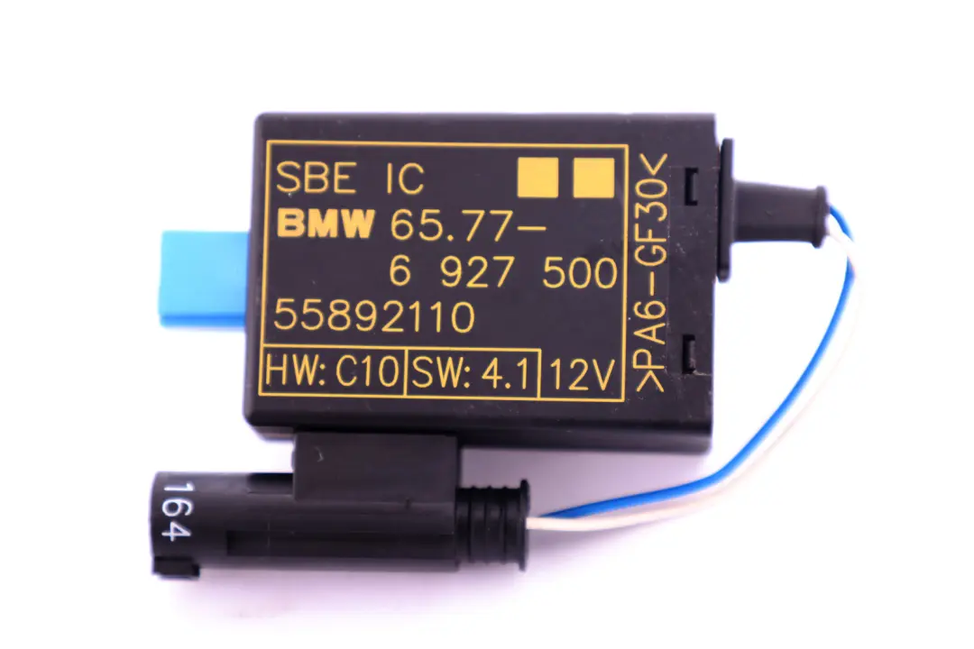 Occupancy Sensor BMW E60 E61 E63 E83 Mat Control Unit Switch to Seat with Part number 6927500 Seat Occupancy Sensor BMW E60 E61 E63 E83 Mat Control Unit Switch - SKU 6927500 - Part number 6927500