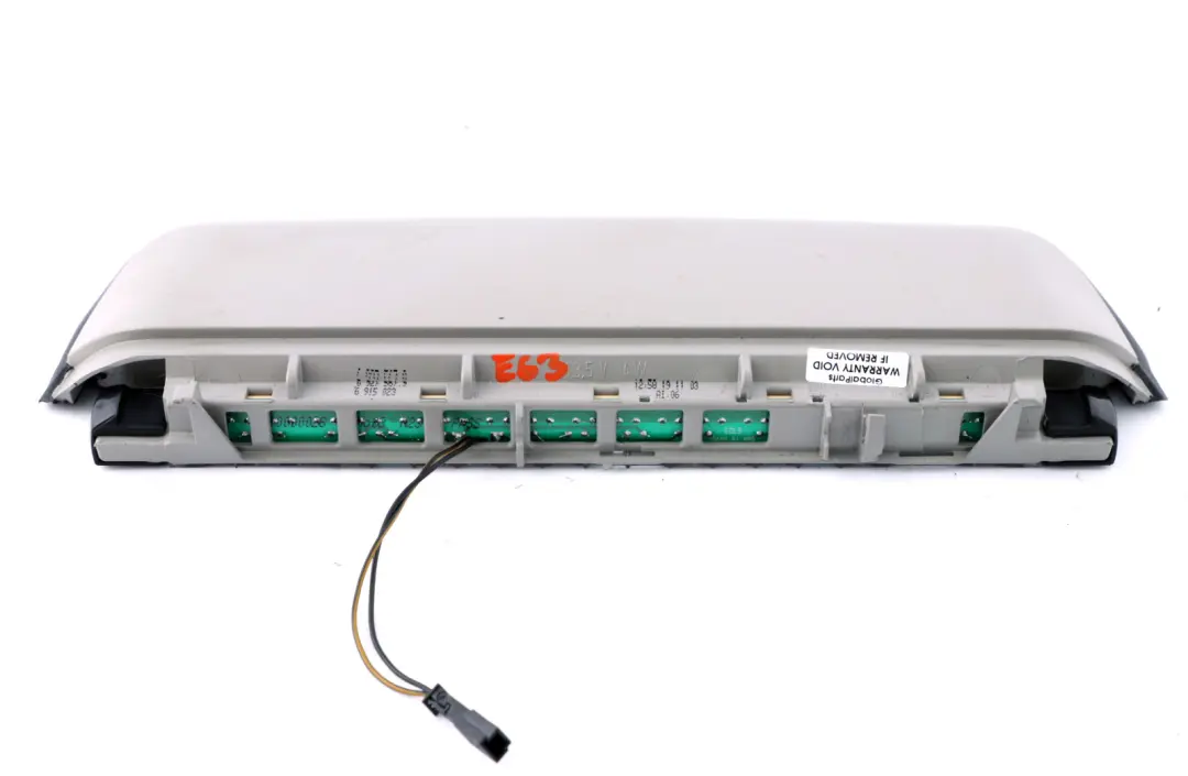 Feu stop arrière Himmelgrau Grey pour BMW E63 à propos du numéro de pièce 6927567 BMW E63 Feu stop arrière Himmelgrau Grey - SKU 6927567 - Numéro de pièce 6927567