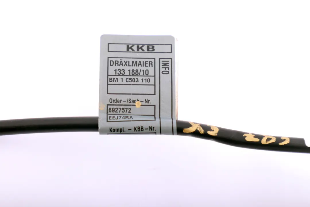 BMW X3 E83 Z4 E85 Kabel Przewód Fotela - SKU 6927572 - Numer Części 6927572