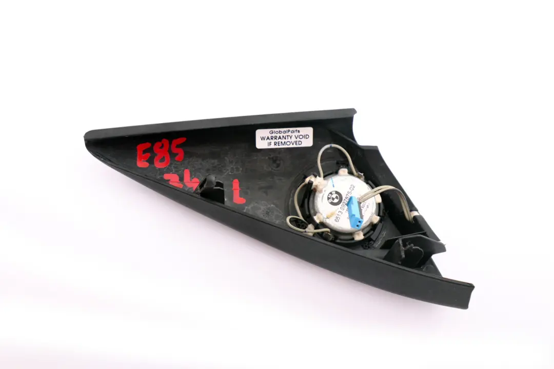 BMW Z4 Series E85 E86 Haut-parleur de porte Tweeter Gauche - SKU 6927875 - Numéro de pièce 9143237