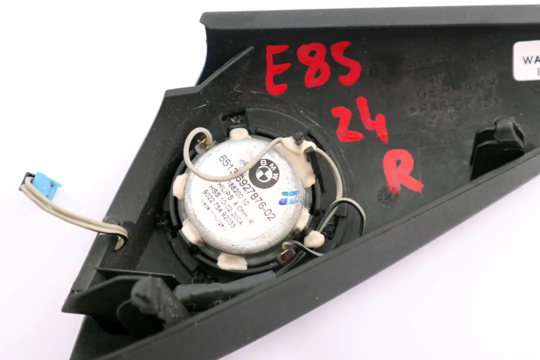 BMW Z4 Reihe E85 E86 Hochtonlautsprecher rechts - SKU 6927876 - Teilenummer 9143237
