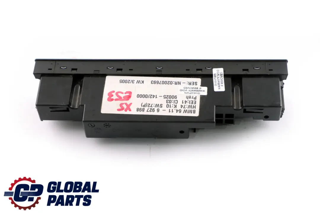 BMW X5 er E53 Bedienteil Klimaautomatik 6411 - SKU 6927898 - Teilenummer 6927898