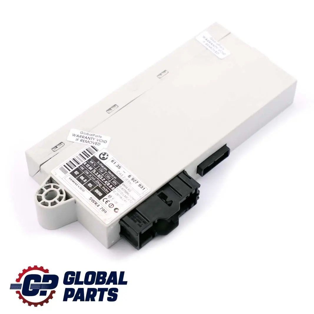 Control Unit Module CAS 2 CAS2 to BMW 5 6 Series E60 E61 E63 E64 with Part number 6927931 BMW 5 6 Series E60 E61 E63 E64 Control Unit Module CAS 2 CAS2 - SKU 6927931 - Part number 6927931