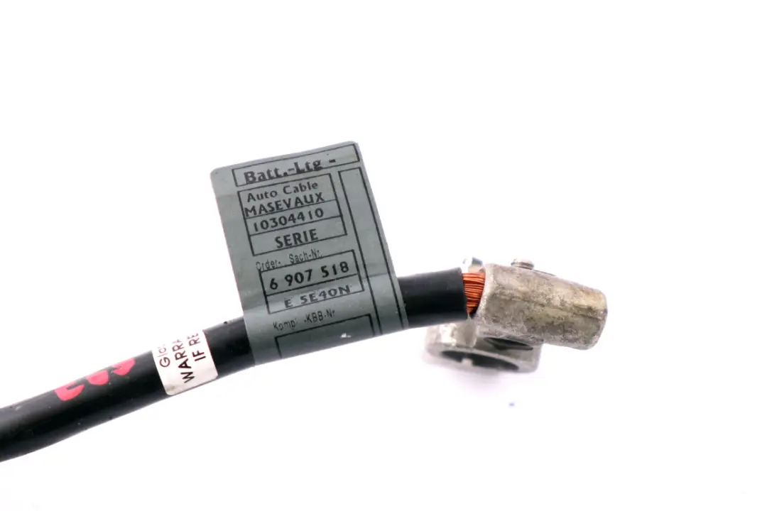 Battery Cable Wire Earth Ground Minus Negative L=260MM to BMW 7 Series E65 E66 E67 with Part number 6928050 BMW 7 Series E65 E66 E67 Battery Cable Wire Earth Ground Minus Negative L=260MM - SKU 6928050 - Part number 6928050