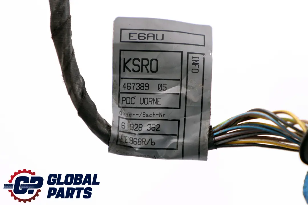 Paraurti Anteriore PDC Cablaggio Cavi Set per BMW E60 E61 LCI con numero di parte 6928362 BMW E60 E61 LCI Paraurti Anteriore PDC Cablaggio Cavi Set - SKU 6928362 - Numero di parte 6928362