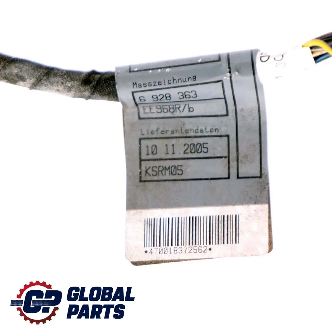 BMW 5 Series E60 E61 Rear Bumper PDC Wiring Loom Cables Set - SKU 6928366-1 - Part number 6928366