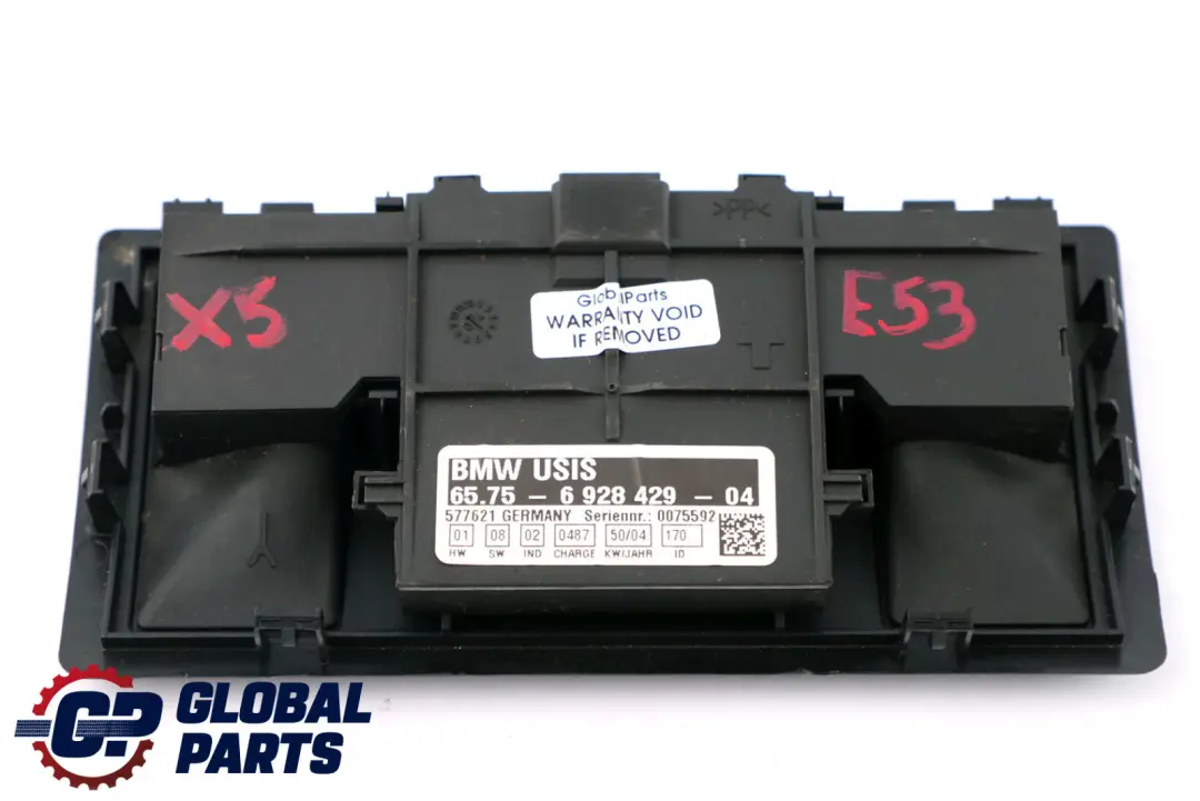 Moduł Sterownik Ultradźwiękowy Osłona Podsufitki Czarna do BMW X5 E53 o numerze 6928429 BMW X5 E53 Moduł Sterownik Ultradźwiękowy Osłona Podsufitki Czarna - SKU 6928429 - Numer Części 6928429