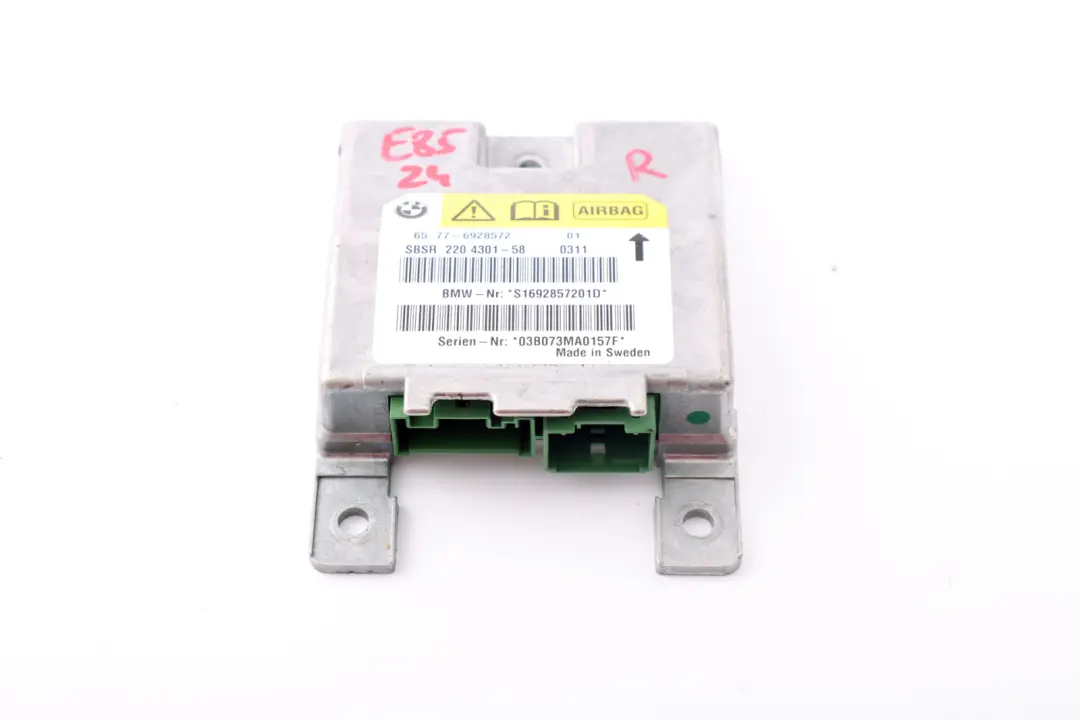 Sensor Moduł Poduszki Airbag do BMW Z4 E85 o numerze 6928572 BMW Z4 E85 Sensor Moduł Poduszki Airbag - SKU 6928572 - Numer Części 6928572