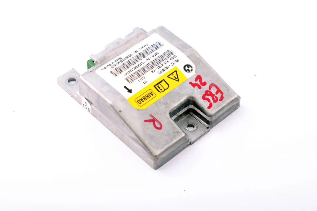 BMW Z4 E85 Sensor Moduł Poduszki Airbag - SKU 6928572 - Numer Części 6928572