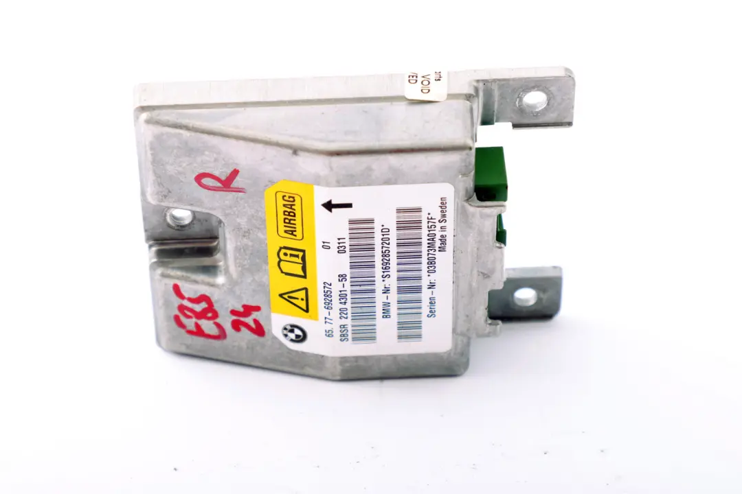 Sensor B-Säule Airbag Rechts für BMW Z4 E85 Roadster Cabrio mit Teilenummer 6928572 BMW Z4 E85 Roadster Cabrio Sensor B-Säule Airbag Rechts - SKU 6928572 - Teilenummer 6928572