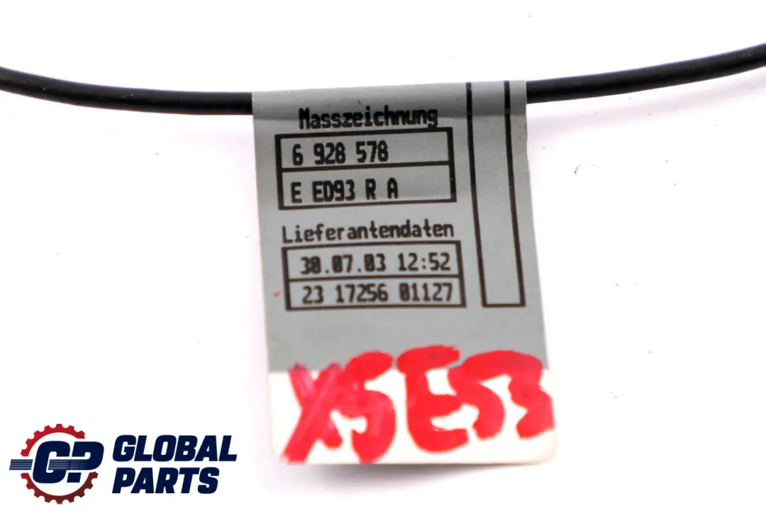 Antenna Cable Aerial Telephone Line 6112 to BMW X5 Series E53 with Part number 6928581 BMW X5 Series E53 Antenna Cable Aerial Telephone Line 6112 - SKU 6928581 - Part number 6928581