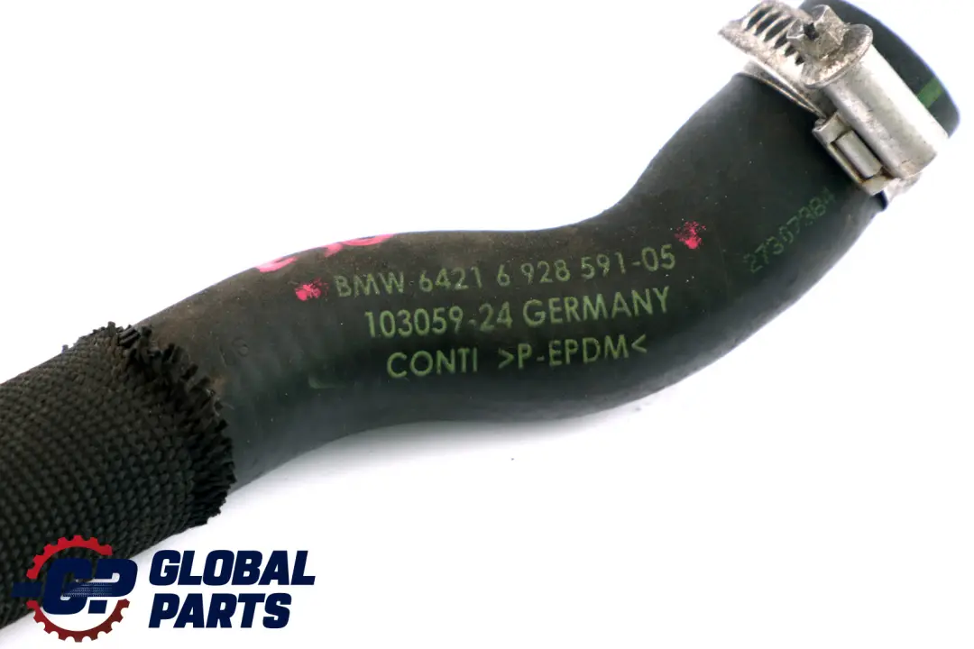 Tubo Zusatzwasserpumpe-Heizk?rper per BMW X1 E81 E87 E90 E91 con numero di parte 6928591 BMW X1 E81 E87 E90 E91 Tubo Zusatzwasserpumpe-Heizk?rper - SKU 6928591 - Numero di parte 6928591