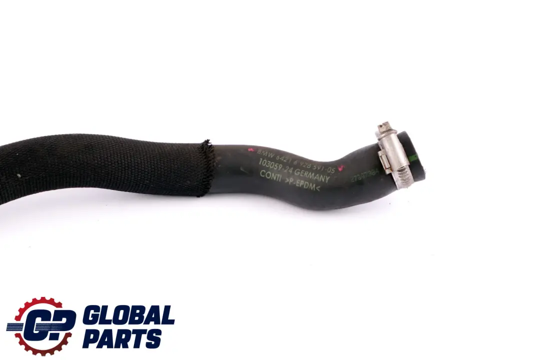 Tubo Manguera Para Bomba De Agua Adicional para BMW E81 E87 E90 E91 con número de pieza 6928591 BMW E81 E87 E90 E91 Tubo Manguera Para Bomba De Agua Adicional - SKU 6928591 - Número de pieza 6928591