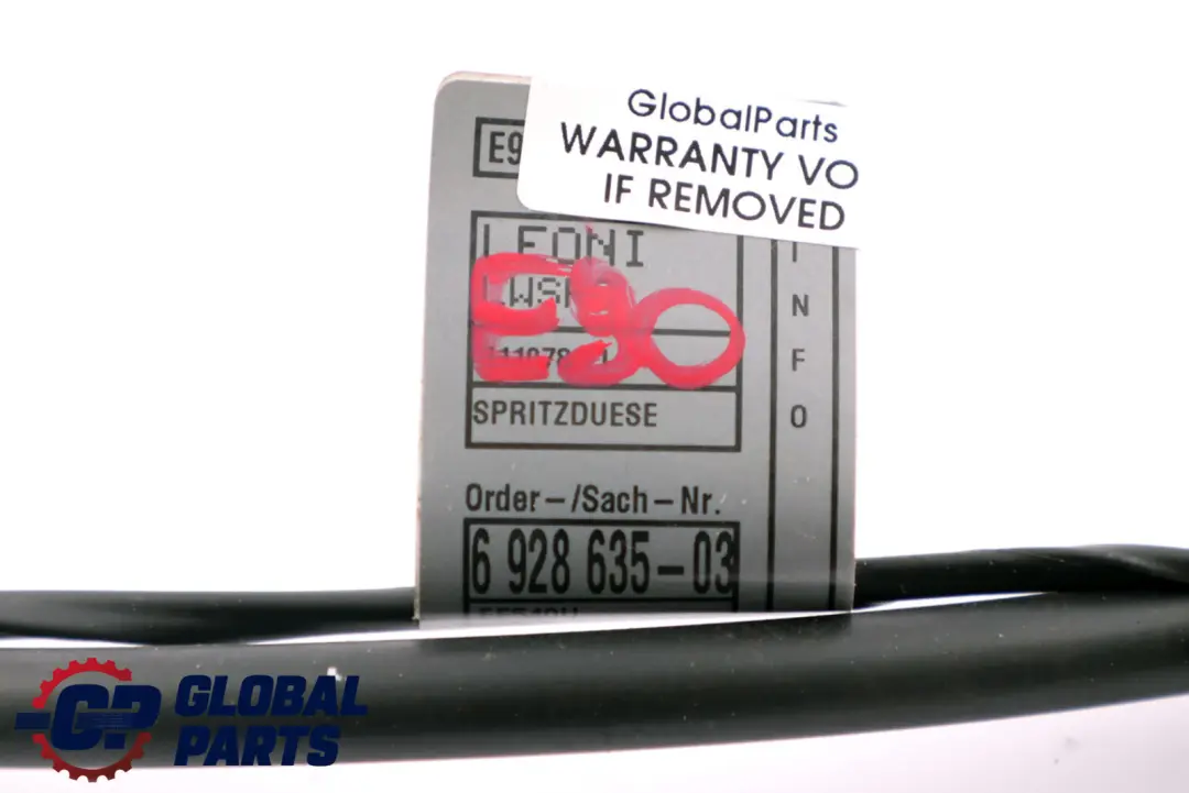 BMW 3 er E90 E91 Leitung Spritzdüse Beheizt Links - SKU 6928635 - Teilenummer 6928635