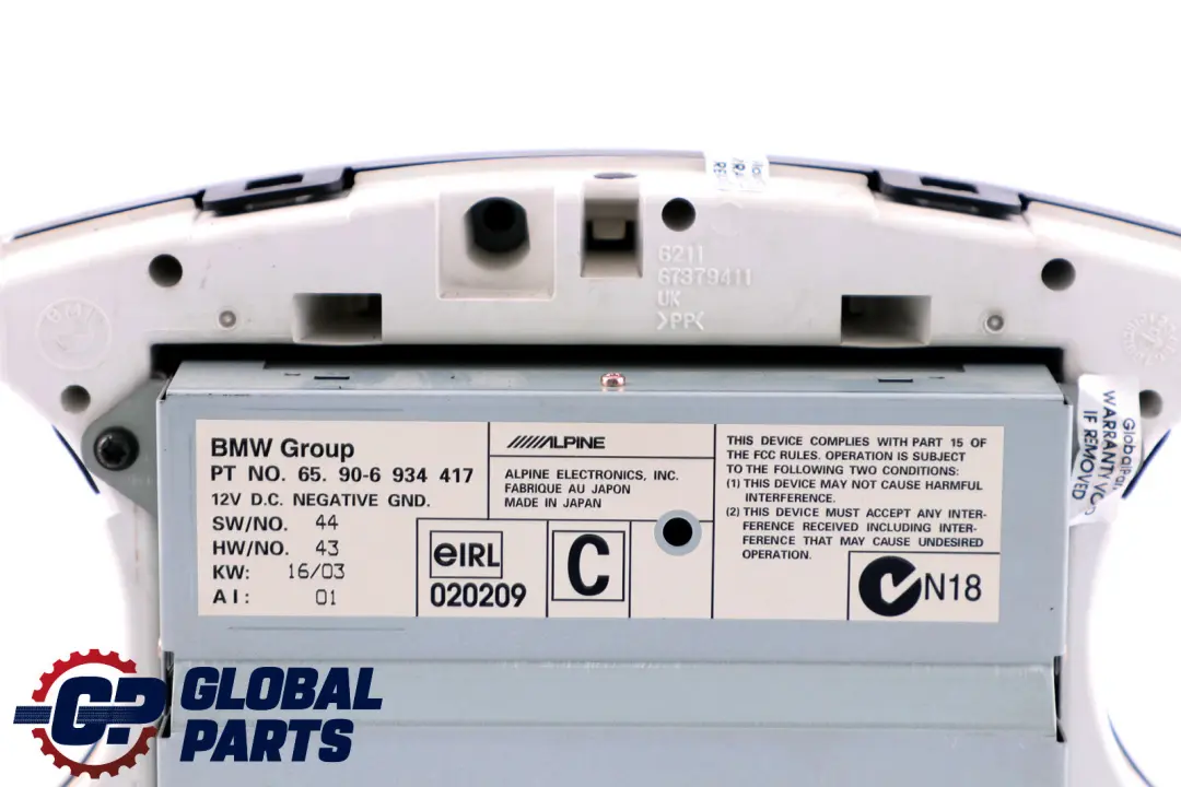 Sat Nav GPS Satellite Navigation Dashboard Display Head to Mini R50 R52 with Part number 6972084 Mini R50 R52 Sat Nav GPS Satellite Navigation Dashboard Display Head - SKU 6928888 - Part number 6972084