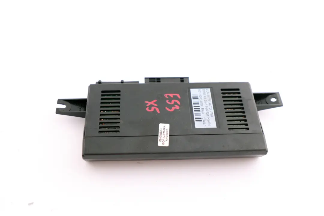 Light Check Module Control Unit ECU Lear LCM IV to BMW X5 E53 with Part number 61356928931 BMW X5 E53 Light Check Module Control Unit ECU Lear LCM IV - SKU 6928931 - Part number 61356928931