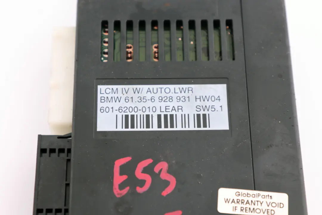 BMW X5 Reihe E53 Licht/Check-Controlmodul LCM IV 6135 - SKU 6928931 - Teilenummer 61356928931