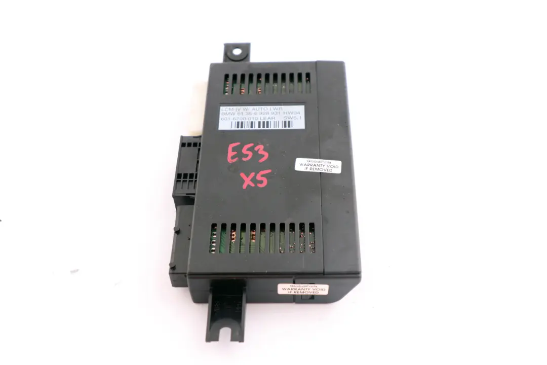 BMW X5 E53 Light Check Module Control Unit ECU Lear LCM IV - SKU 6928931 - Part number 61356928931