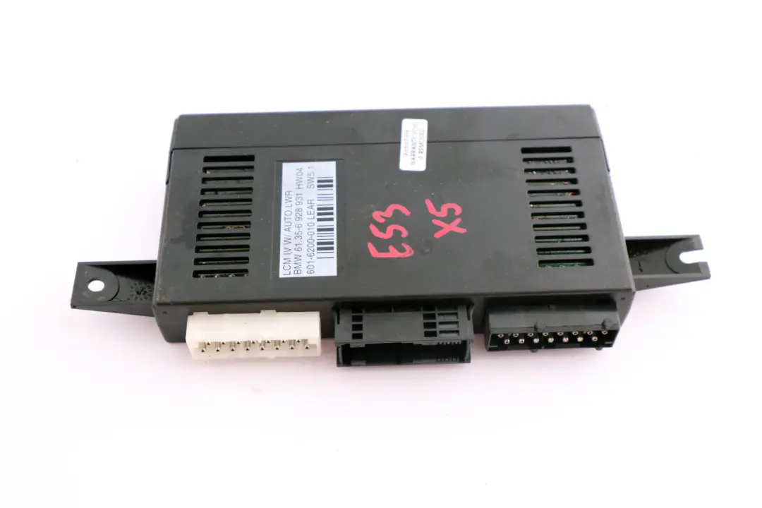 BMW X5 E53 Light Check Module Control Unit ECU Lear LCM IV - SKU 6928931 - Part number 61356928931