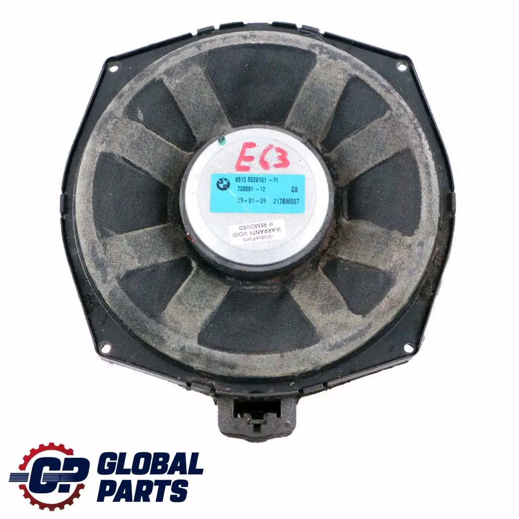 BMW 6 E63 E64 anteriore centrale basso altoparlante subwoofer HiFi 6929101