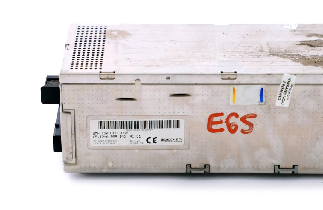 Top-Hifi System Amplifier Logic 7 DSP to BMW E65 E66 E67 with Part number 6929140 BMW E65 E66 E67 Top-Hifi System Amplifier Logic 7 DSP - SKU 6929140 - Part number 6929140