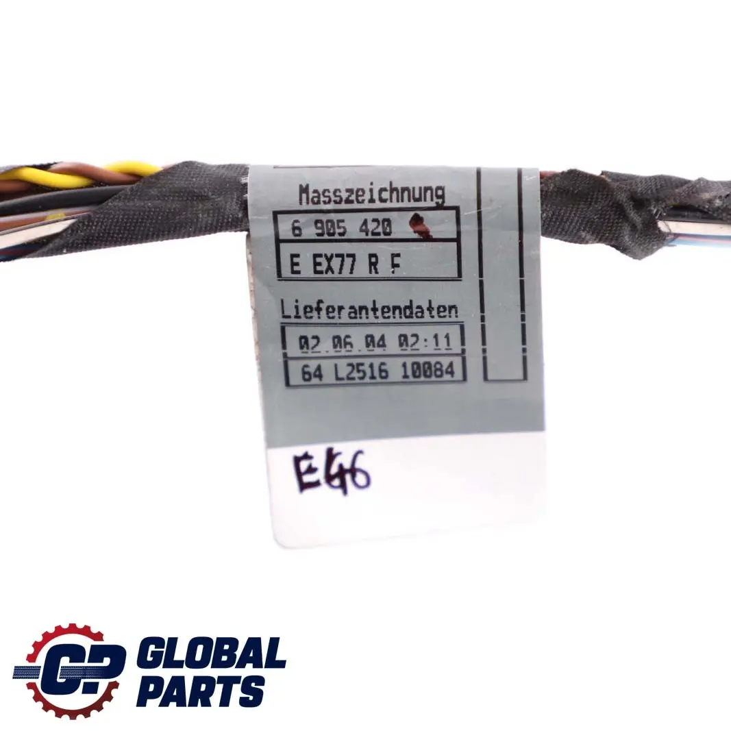 Cable Harness Loom Front Door Wiring Left N/S to BMW 3 Series E46 Compact with Part number 6929216 BMW 3 Series E46 Compact Cable Harness Loom Front Door Wiring Left N/S - SKU 6929216 - Part number 6929216