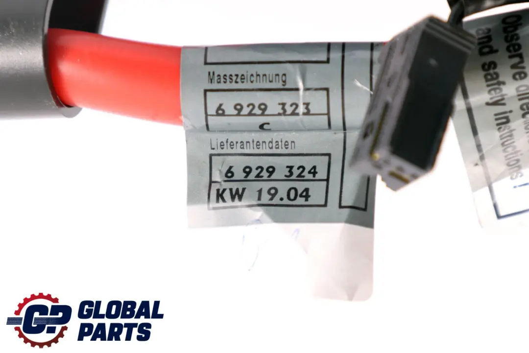 BMW Série 5 E60 Câble positif de batterie plus fil de pôle 6112 - SKU 6929324 - Numéro de pièce 6929324