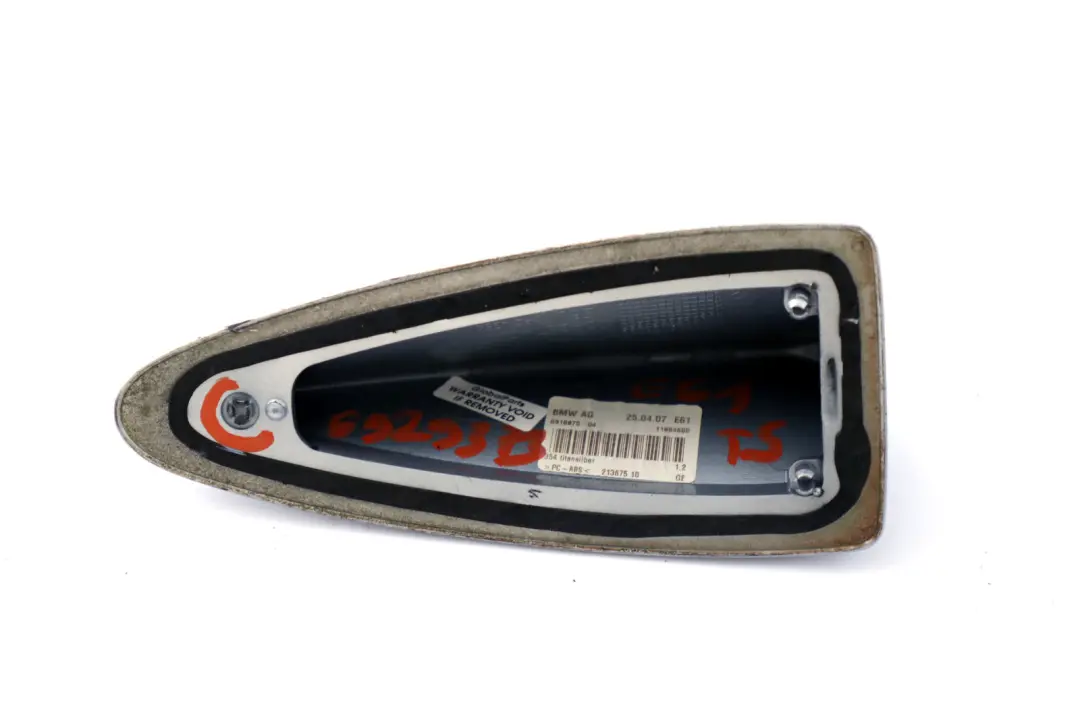 Empty Housing Exterior Cover Roof Antenna Shark Titansilber to BMW 5 Series E61 with Part number 6929373 BMW 5 Series E61 Empty Housing Exterior Cover Roof Antenna Shark Titansilber - SKU 6929373-TS - Part number 6929373