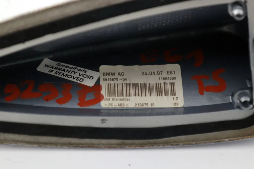 BMW E61 Rekin obudowa anteny titansilber 354 - SKU 6929373-TS - Numer Części 6929373