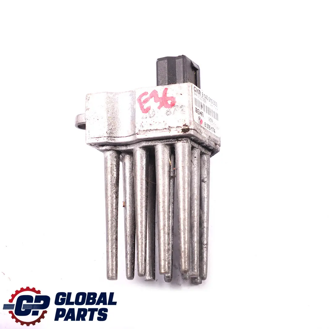 Heater Air Condition Blower Resistor High Setting 8376174 to BMW 3 Series E36 with Part number 6929540 BMW 3 Series E36 Heater Air Condition Blower Resistor High Setting 8376174 - SKU 6929540 - Part number 6929540