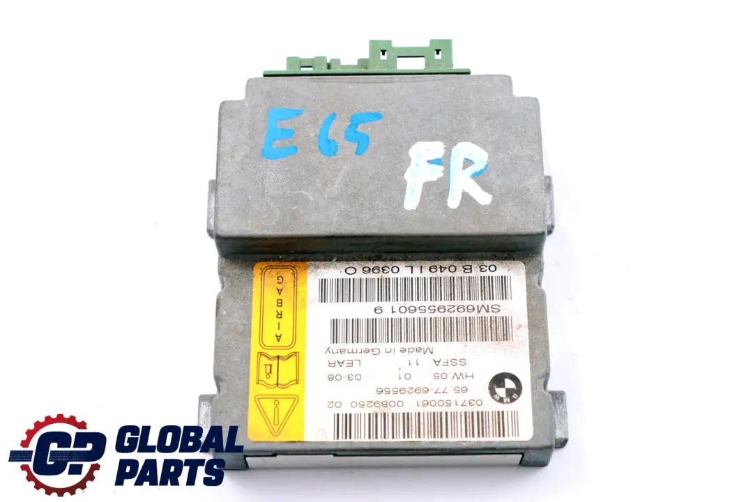 Driver's Seat Air Module Sensor Control Unit Module to BMW E65 E66 with Part number 6949904 BMW E65 E66 Driver's Seat Air Module Sensor Control Unit Module - SKU 6929556 - Part number 6949904