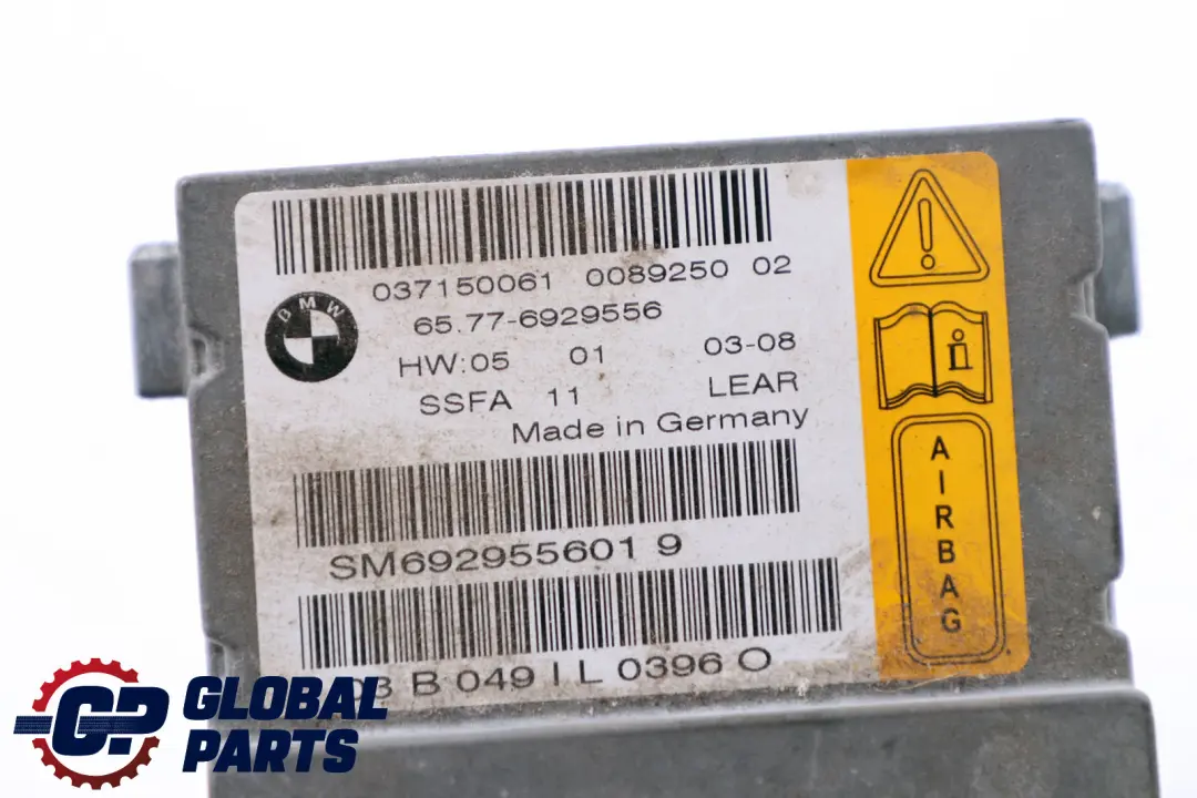 BMW E65 E66 Driver's Seat Air Module Sensor Control Unit Module - SKU 6929556 - Part number 6949904