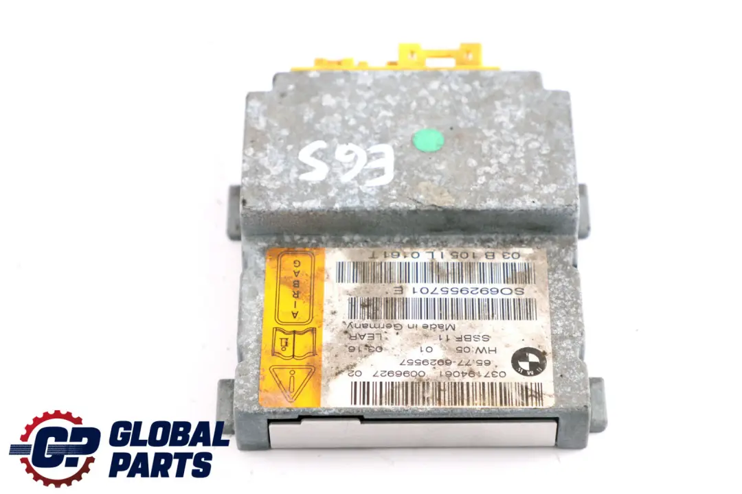 Air Module BMW E65 E66 Driver's Seat Sensor Control Unit - SKU 6929557 - Part number 6929557