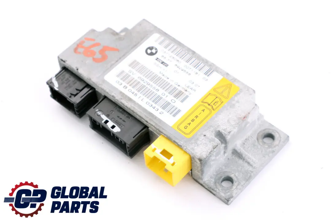 Module Sensor Control Unit to BMW E65 E66 E67 Rear Seat Air with Part number 6929558 BMW E65 E66 E67 Rear Seat Air Module Sensor Control Unit - SKU 6929558 - Part number 6929558