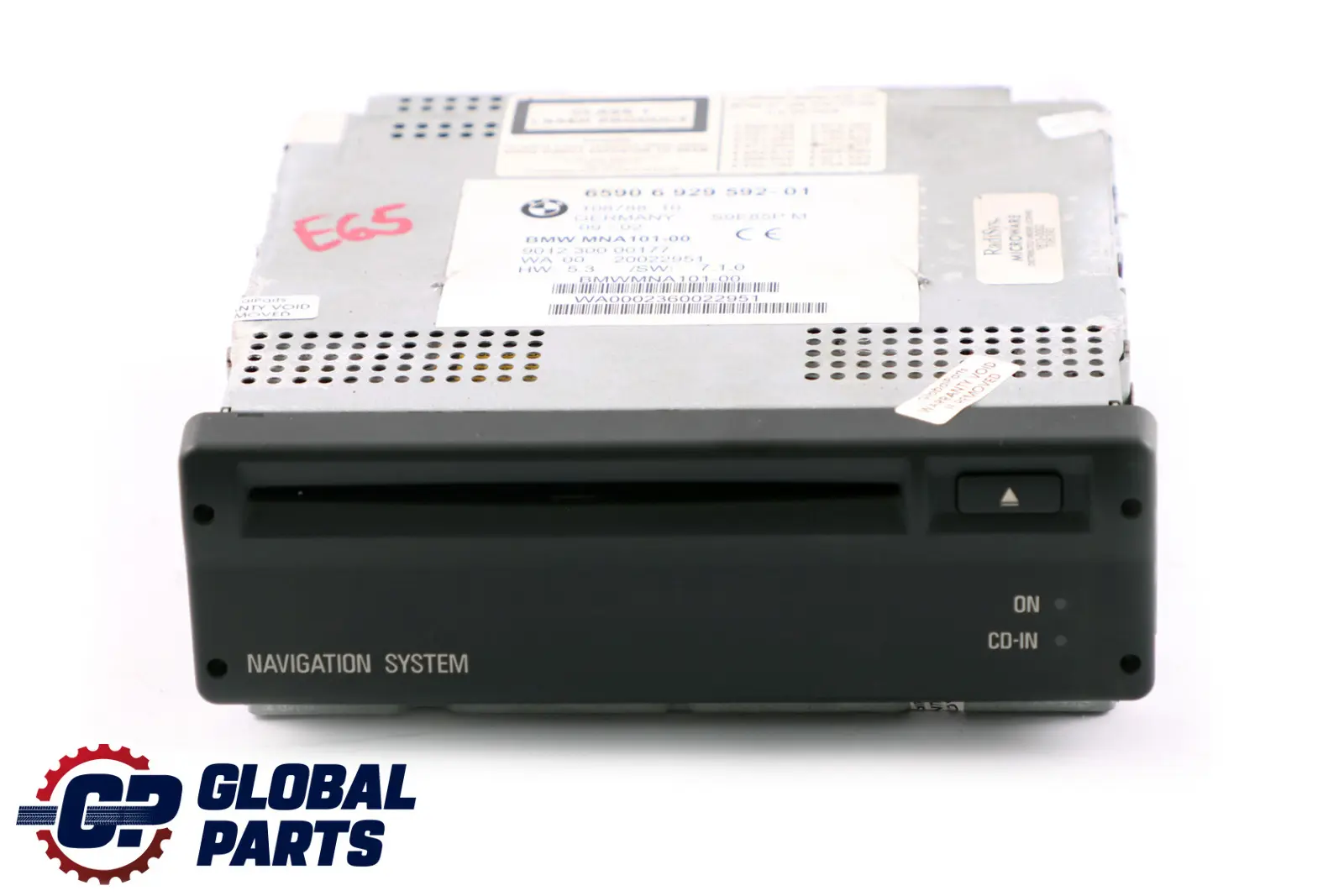 BMW 7 Series E65 E66 Navigation Sat Nav System CD Computer Player 6929592