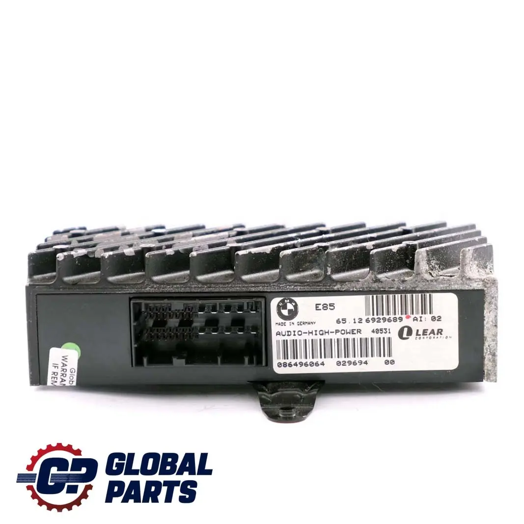 BMW Z4 Series E85 Hifi Amplificateur Unité du système de haut-parleurs - SKU 6929689 - Numéro de pièce 6929689