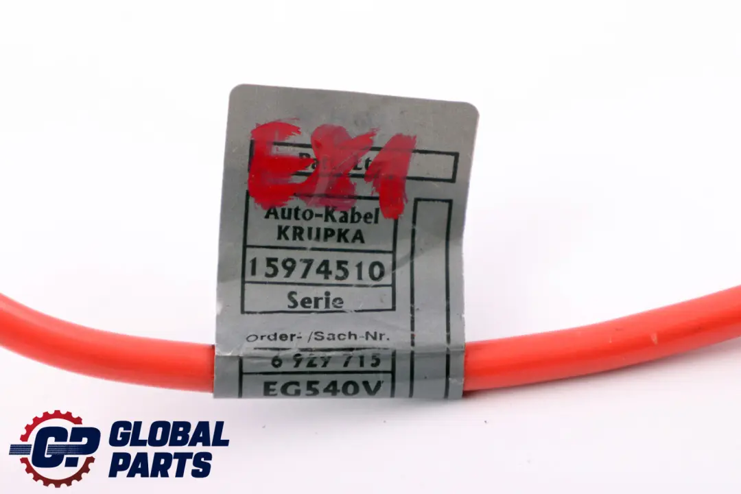 C?ble batterie plus 6112 pour BMW 1 Serie E81 E87 E87N à propos du numéro de pièce 6929715 BMW 1 Serie E81 E87 E87N C?ble batterie plus 6112 - SKU 6929715 - Numéro de pièce 6929715