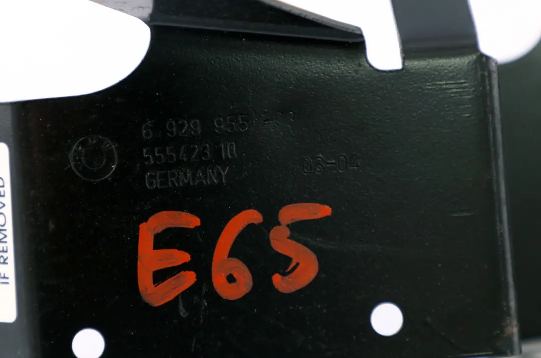 Système De Support De Base Compact Avant Noir pour BMW E65 E66 E67 à propos du numéro de pièce 6929955 BMW E65 E66 E67 Système De Support De Base Compact Avant Noir - SKU 6929955 - Numéro de pièce 6929955