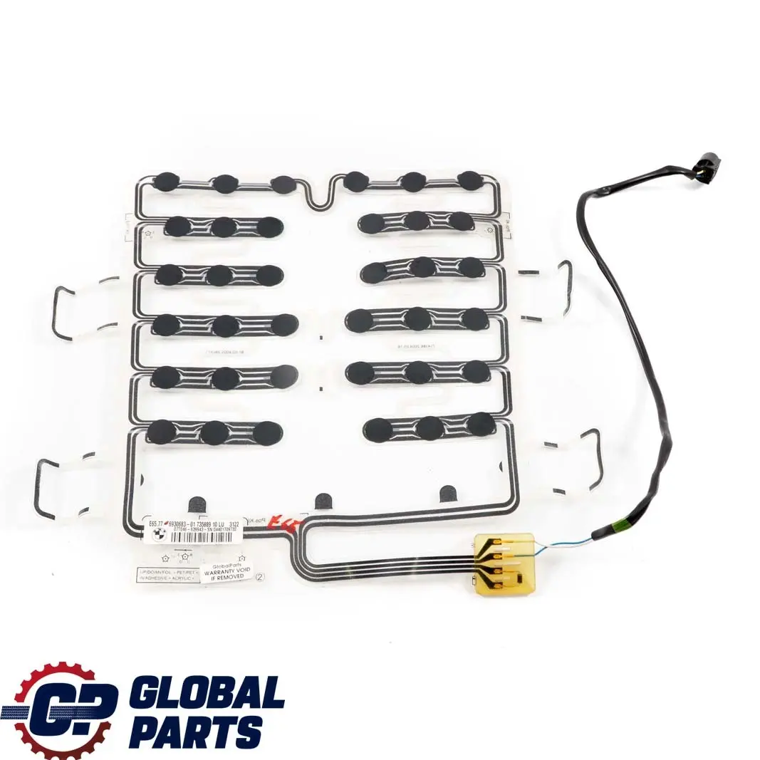 BMW 7 er E65 E66 E67 Sensor Matte Sensormatte Vordersitze Vorne Sitz - SKU 6930683 - Teilenummer 6930683