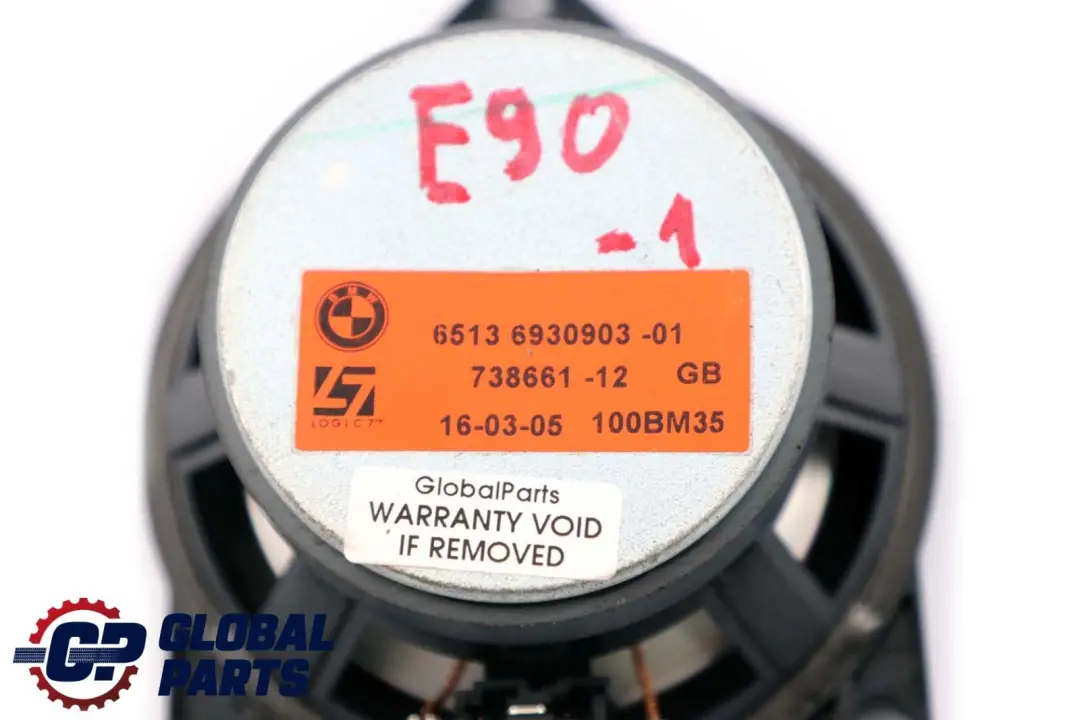 BMW E87 E90 E91 E92 E93 TOP-HIFI Haut-parleur médium LOGIC7 L7 - SKU 6930903-1 - Numéro de pièce 6930903