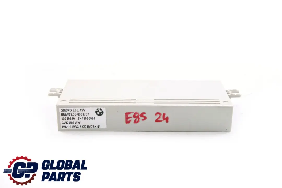 Grundmodul Modul GM5RD 12V für BMW Z4 er E85 E86 mit Teilenummer 6931707 BMW Z4 er E85 E86 Grundmodul Modul GM5RD 12V - SKU 6931707 - Teilenummer 6931707