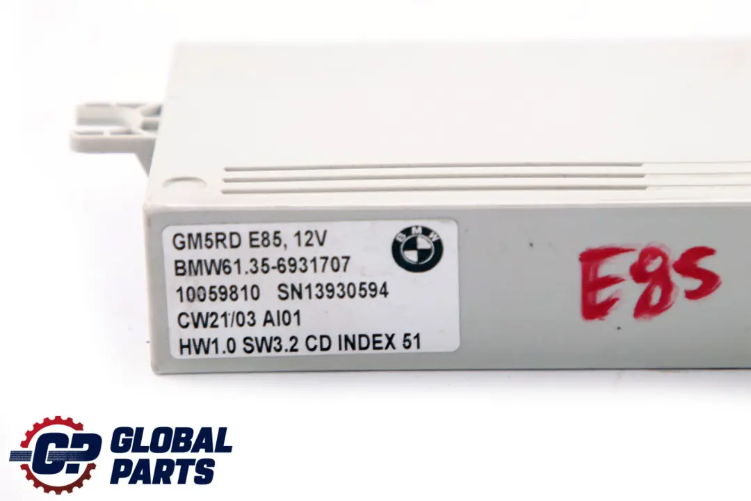 BMW Z4 Series E85 E86 Body Control Unit Module GM5RD 12V - SKU 6931707 - Part number 6931707