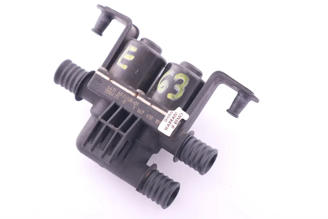 BMW E60 E61 E63 E64 Air Conditioning Heater Water Valve 6908294 - SKU 6931708 - Part number 6931708
