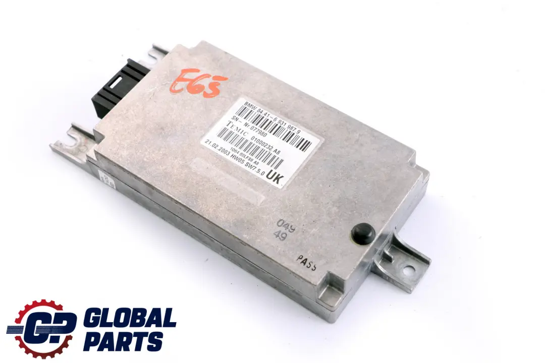 BMW 7 Series E65 E66 E67 Control Unit Voice Input System Module - SKU 6931987 - Part number 84416931987