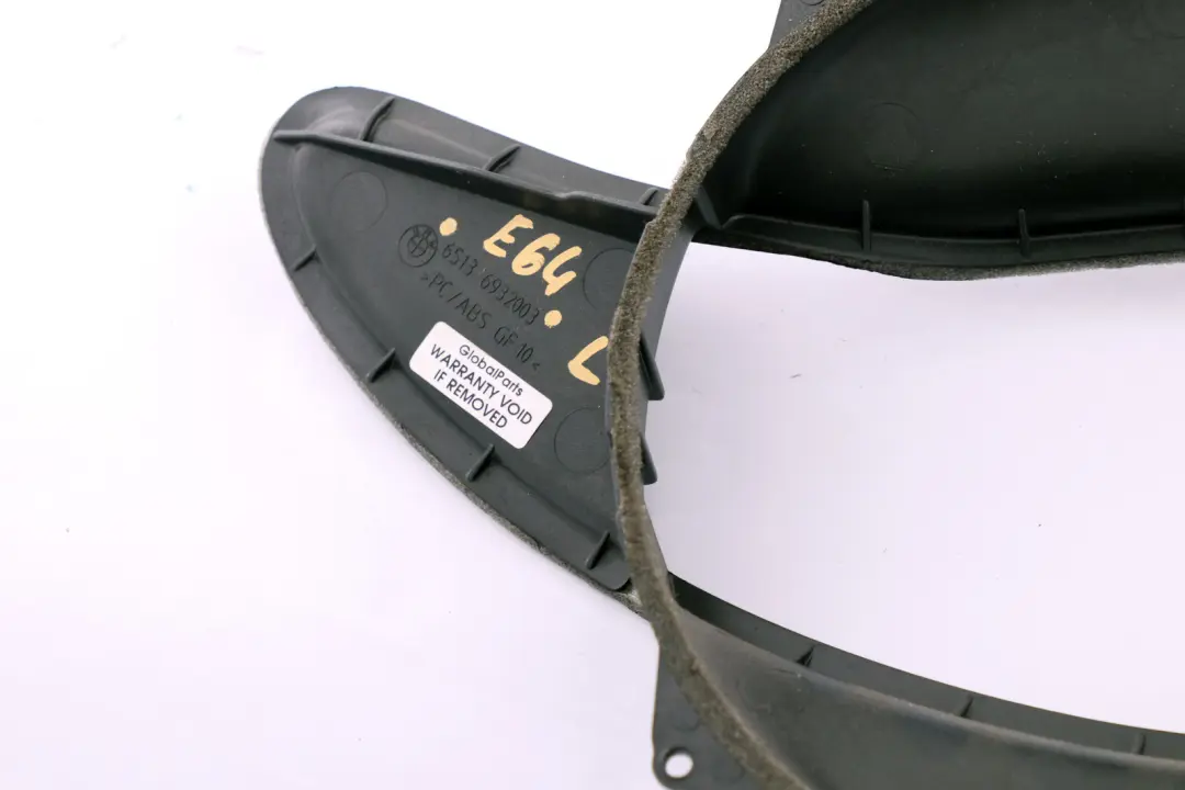 Sound Guide Loudspeaker Left N/S to BMW E64 Cover with Part number 6932003 BMW E64 Cover Sound Guide Loudspeaker Left N/S - SKU 6932003 - Part number 6932003