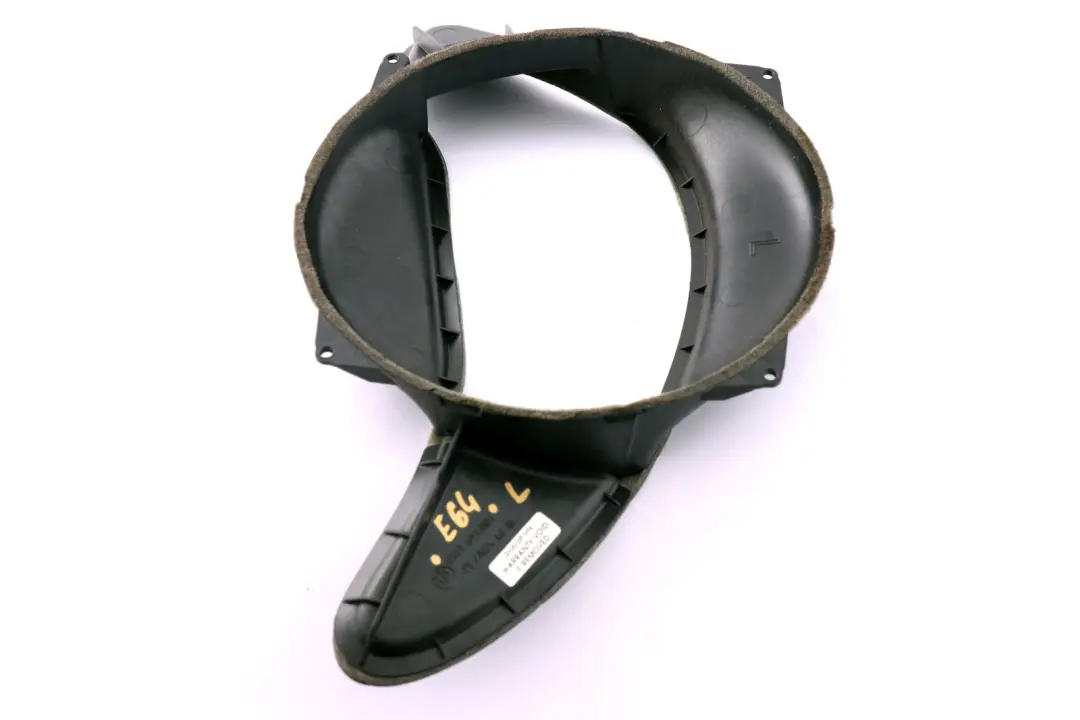 Couvercle Sound Guide Loudspeaker Left N/S pour BMW E64 à propos du numéro de pièce 6932003 BMW E64 Couvercle Sound Guide Loudspeaker Left N/S - SKU 6932003 - Numéro de pièce 6932003