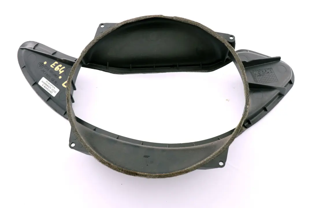 Couvercle Sound Guide Loudspeaker Left N/S pour BMW E64 à propos du numéro de pièce 6932003 BMW E64 Couvercle Sound Guide Loudspeaker Left N/S - SKU 6932003 - Numéro de pièce 6932003