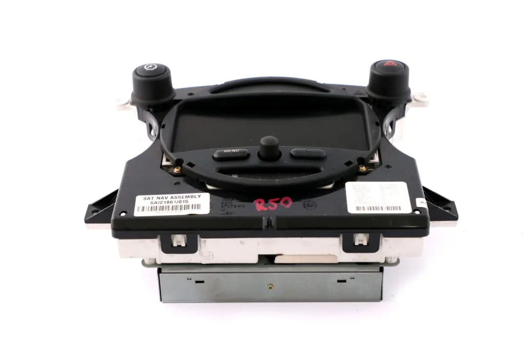Sat Nav GPS Satellite Navigation Dashboard Display Head to Mini R50 R52 with Part number 6932510 Mini R50 R52 Sat Nav GPS Satellite Navigation Dashboard Display Head - SKU 6932510 - Part number 6932510