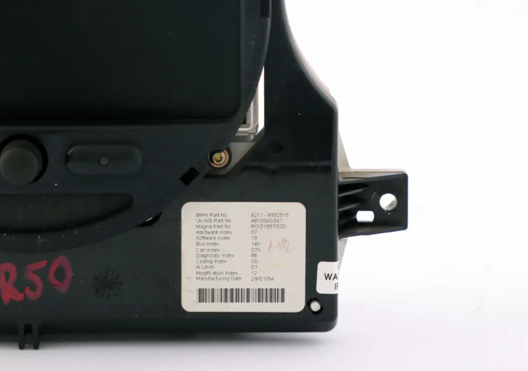 Mini R50 R52 Sat Nav GPS Satellite Navigation Dashboard Display Head - SKU 6932510 - Part number 6932510
